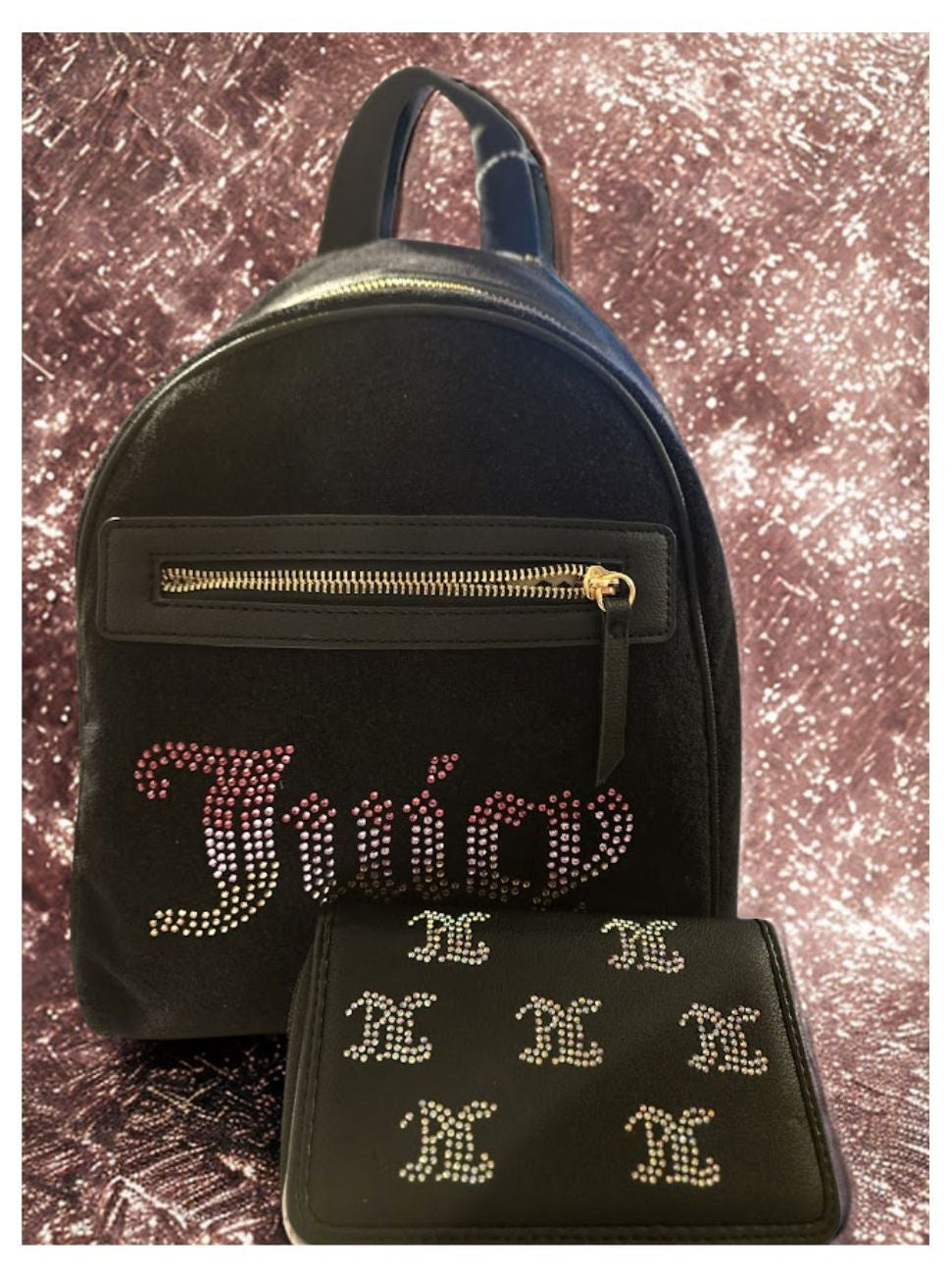 Juicy Couture Backpack and wallet