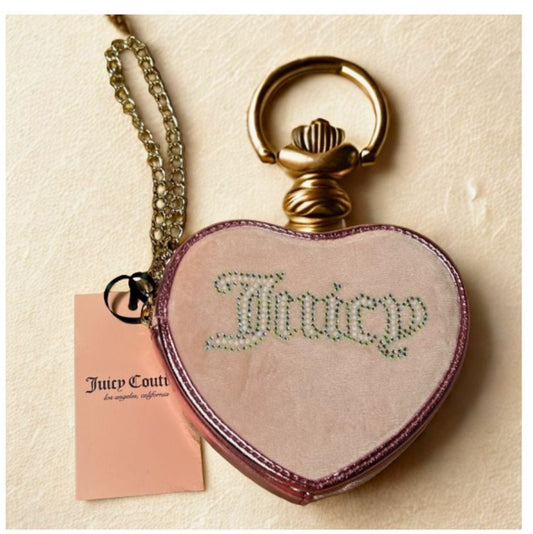 Juicy Couture Camera Bag Crossbody w/ Heart Wristlet