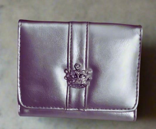 Silver Sequin Slouchy Shoulder bag w/ Wallet